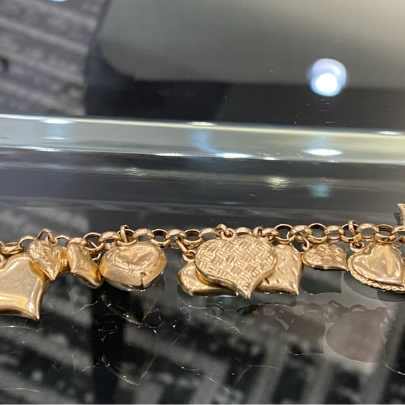 14kt Yellow Gold Charm Bracelet - Picture 9 of 15